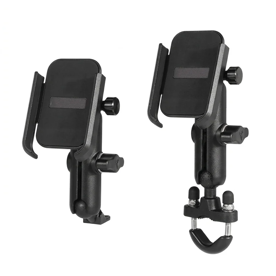 Supporto per Telefono Cellulare da Moto e Bicicletta, Montaggio su Manubrio per MTB, Stand per Cellulare Compatibile con iPhone, Samsung, Xiaomi - immagine 4