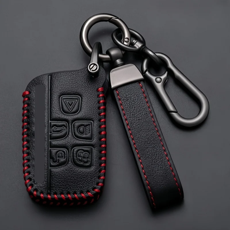 Premium Leather Car Remote Key Case Cover