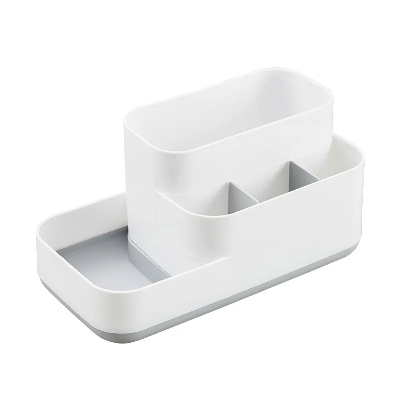 Easy Store Bathroom Caddy Large Toothbrush Holder Bathroom Toothbrush Storage Rack Caddy Stands Hanger