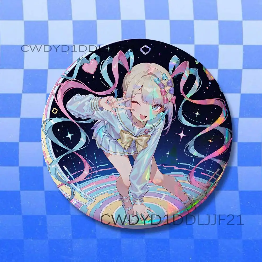 K-Kangel Needy Streamer Overload Button Pins Coole Anime Cosplay Abzeichen Kleidung Rucksack Dekorationen Broschen Geschenke – Detail 17