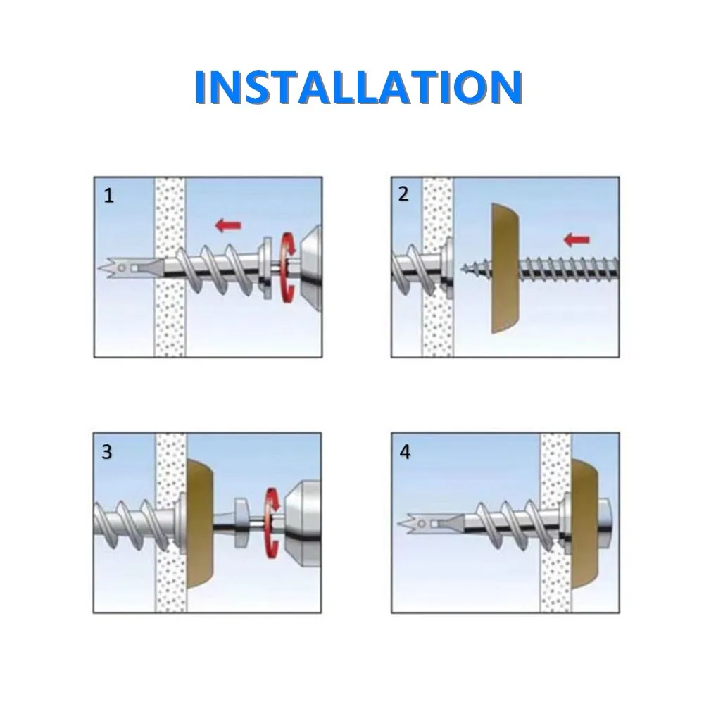 Metal speed plug Plasterboard fixing Easy Anchor /Self-Drilling Drywall Anchor 200pcs/box