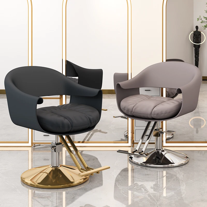 Pedicure Swivel Chair Treatment Backrest Aesthetic Cosmetic Barber Chair Salon Professional Sedia Girevole Furniture LJ50BC