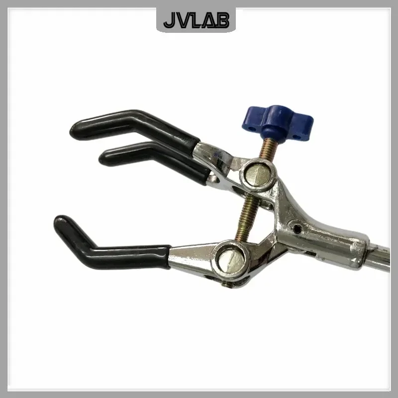 Dual Adjustable Universal Three-Jaw Laboratory Clamp - Zinc Alloy Flask Holder