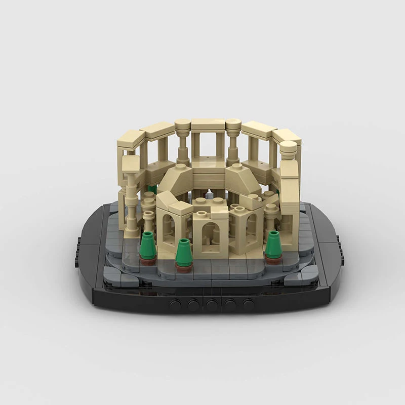 

Attractions Colosseum World Famous Architecture Classic Building Brick Blocks Model Kids Creative Toy Gift for Children