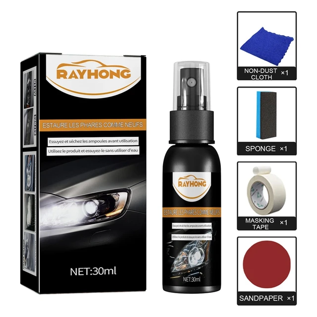 Car Headlight Polishing Agent Scratch Remover Repair Headlight Renewal  Polish Liquid Headlight Restoration Kit Auto Accessories - AliExpress