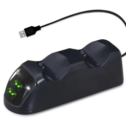 Universal Dual Dock PS4 Wireless Controller Charging Station (Black)