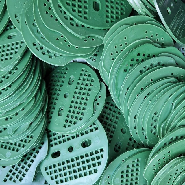 10/100pcs Garden Fixing Ground Cloth Pads Plastic Gaskets Lawn Film Pegs Buffer Washers Anchoring Landscaping Ground Covering 3