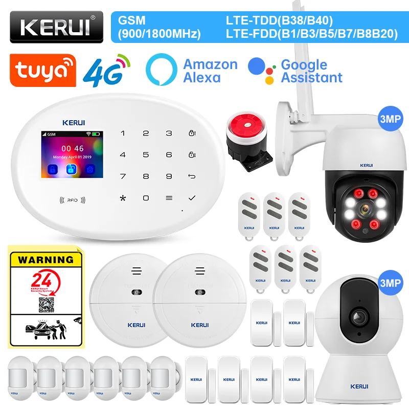 

Охранная сигнализация W204, 4G, Wi-Fi, GSM, 8 языков