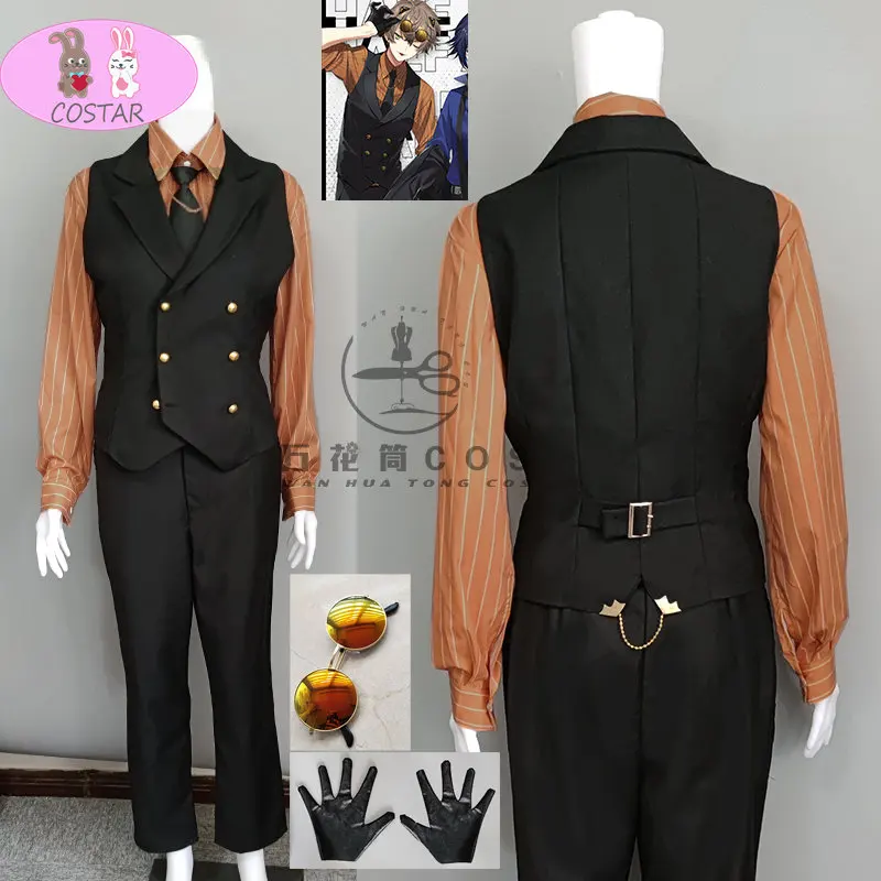 

[Customized] Vtuber Nijisanji EN Alban Knox Cosplay Costume Halloween Women Men Outfits Anime Game Suits