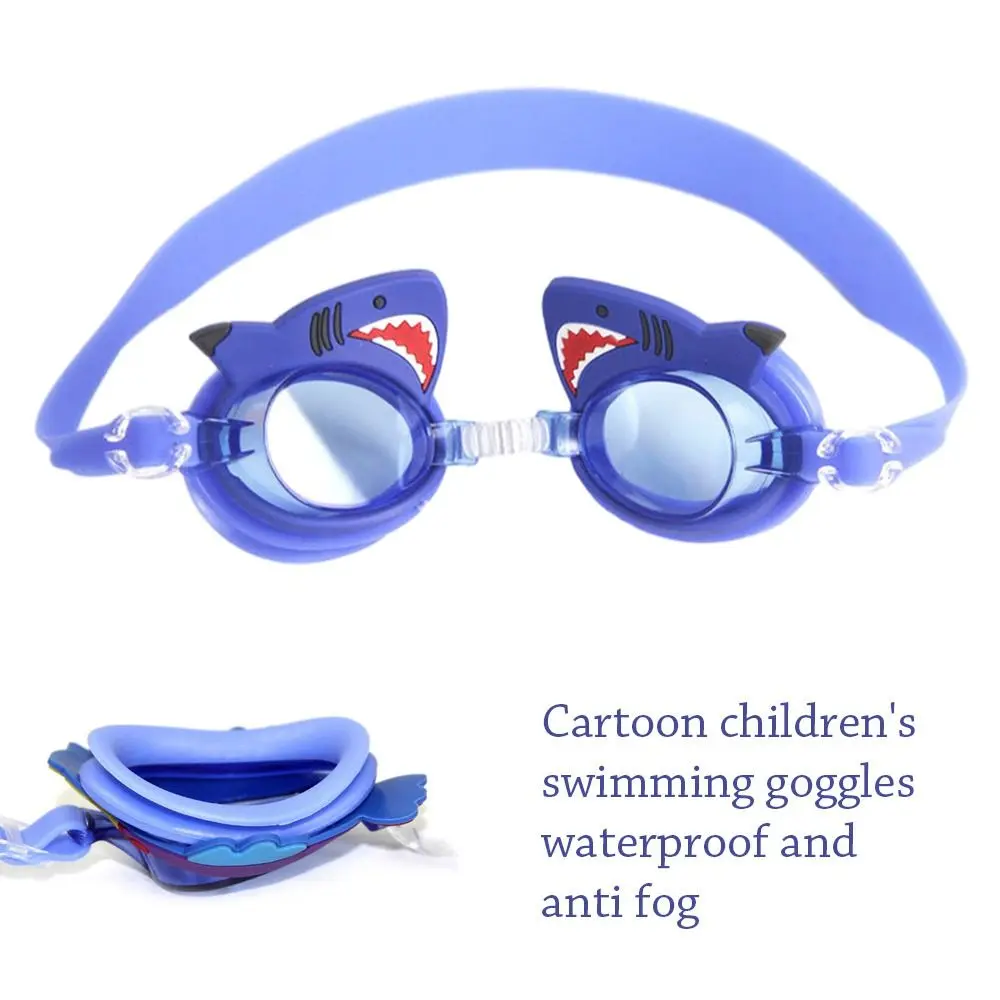 Diving With Earplugs Kids Swimming Goggles Anti-Fog UV Protection Swimming Eyewear Silicone Waterproof Eyeglasses Children