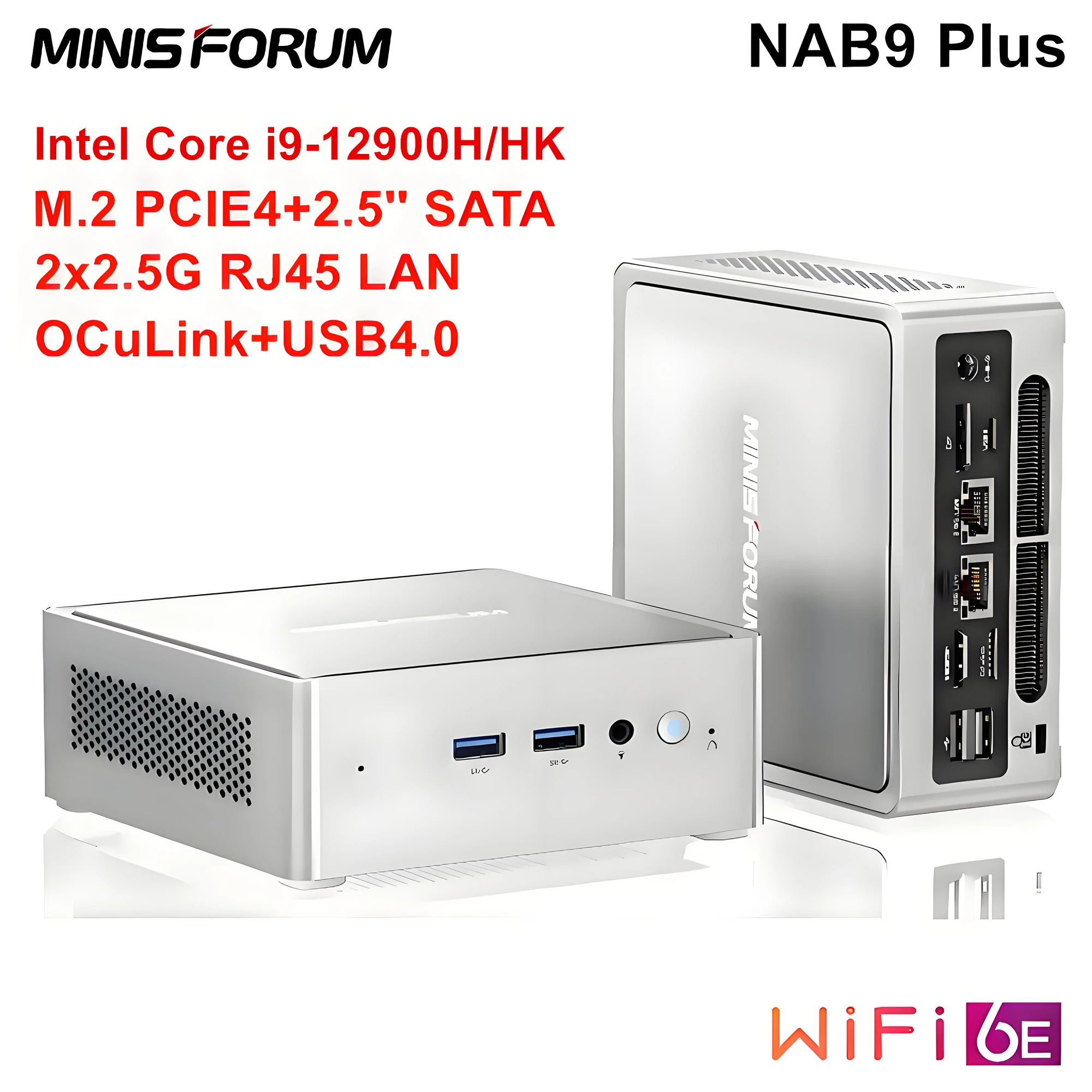 Minisforum NAB9 plus Gaming Mini PC Intel Core i9-12900H/HK 14