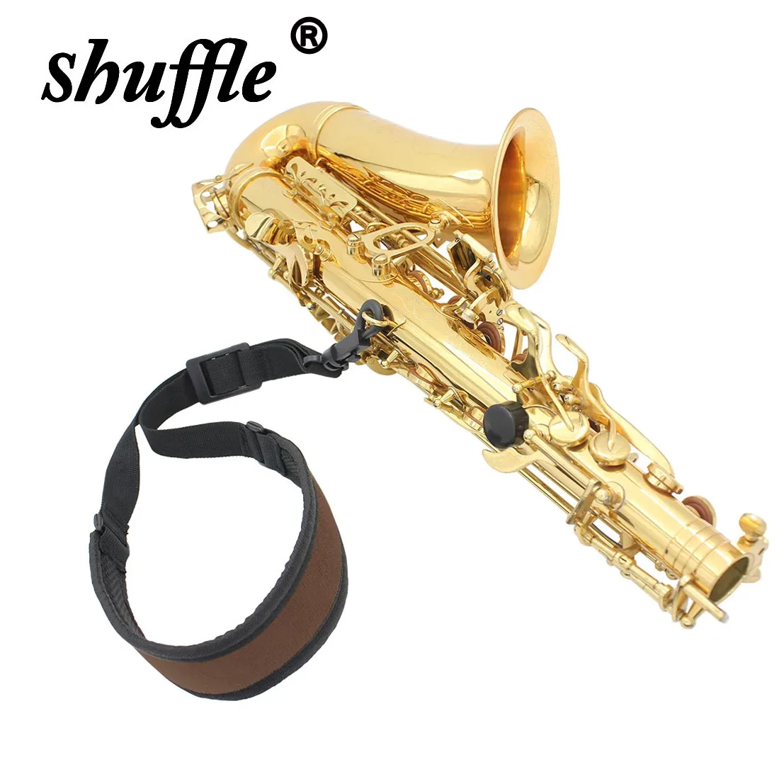 Saxophone Neck Strap Universal Shoulder Belt Alto Tenor Sax Universal High Elastic Cotton Harness Sax Woodwind Instrument Parts