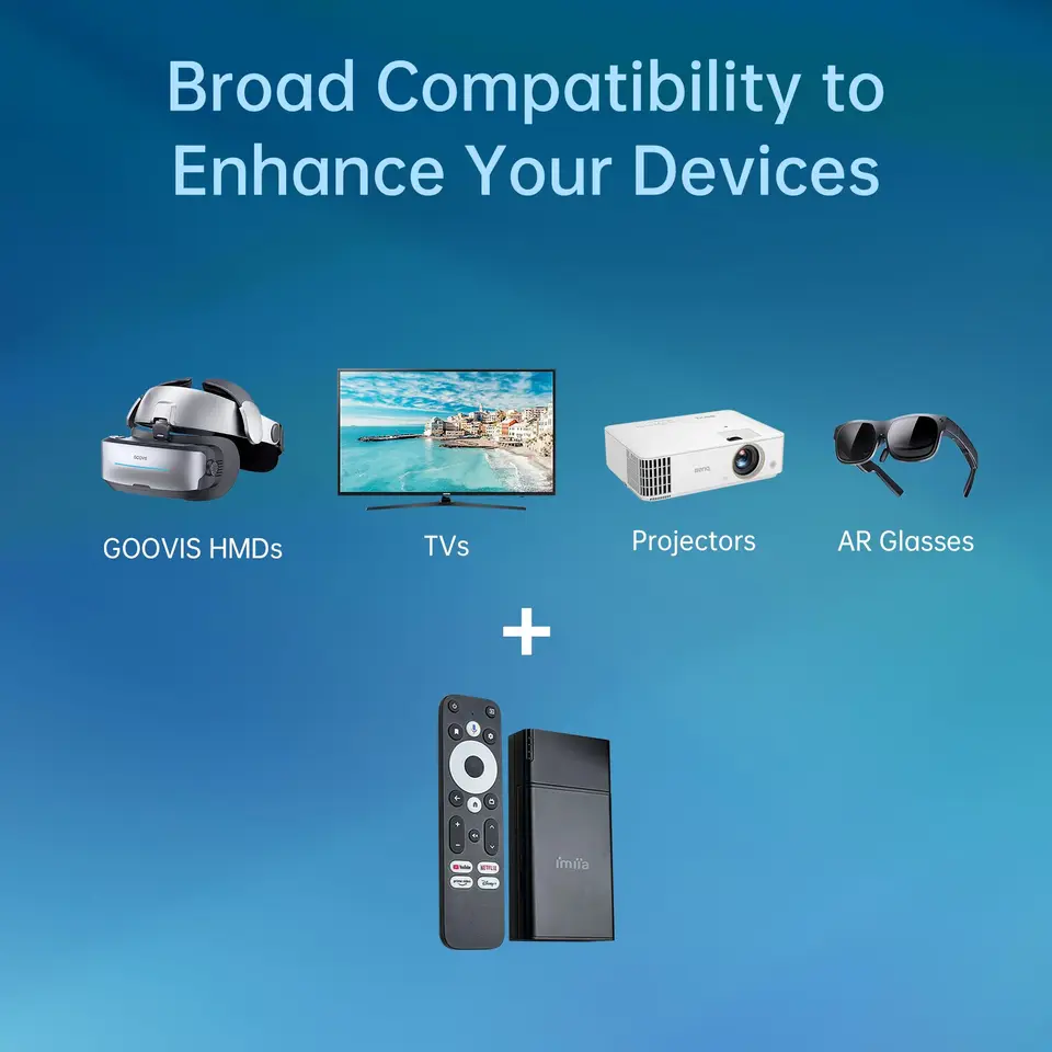 GOOVIS D4H1 Portable Stream Media Player – Google-Certified