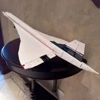 10318 Concorde Airbus Building Blocks Technical 105CM AirPlane Model Brick Educational Toys for Children Christmas Gifts 2