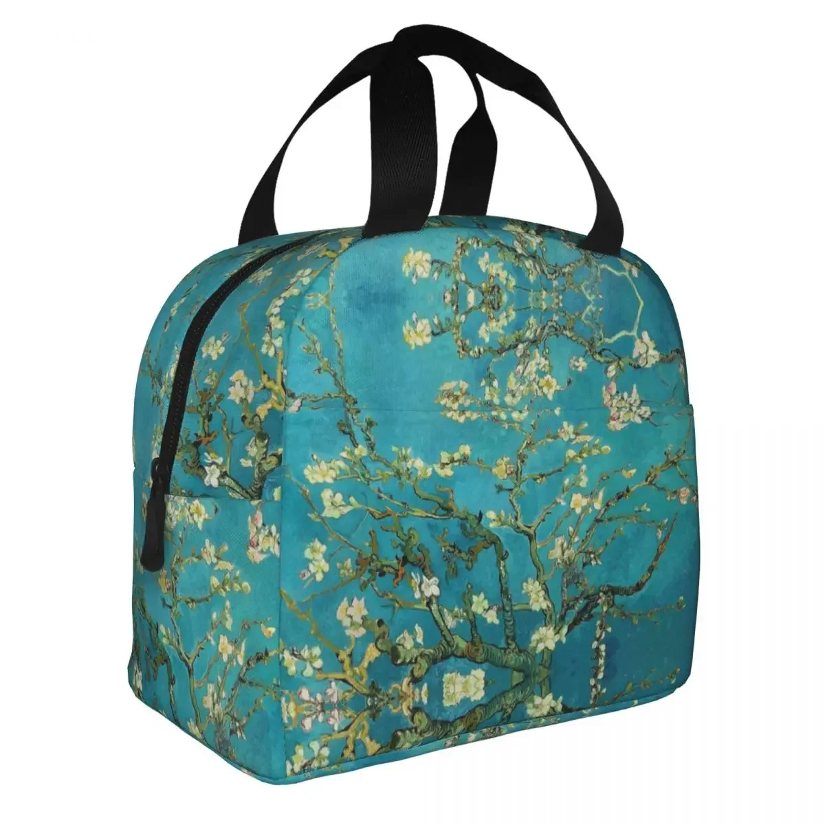 

Vincent Van Gogh Blossoming Almond Tree Insulated Lunch Bag Lunch Container Thermal Bag Lunch Box Tote Travel Bento Pouch