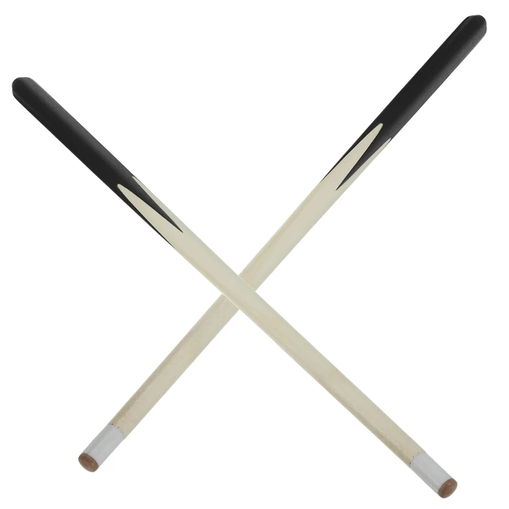 

2pcs Short Pool Cue Wooden Cue Sticks Tight Space Pool Sticks Short Cues