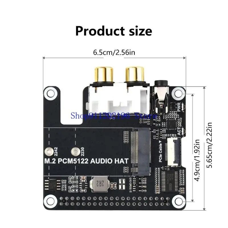 8Gbps NVMe를 지원하는 P82A 고급 PCIe M.2 I2S 사운드 인터페이스 확장 보드