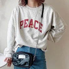 

Hoodie Women 2022 Long Sleeve Female Top Women Spring Casual O Neck Tops Little Print Women Tops Fashion Casual Wear