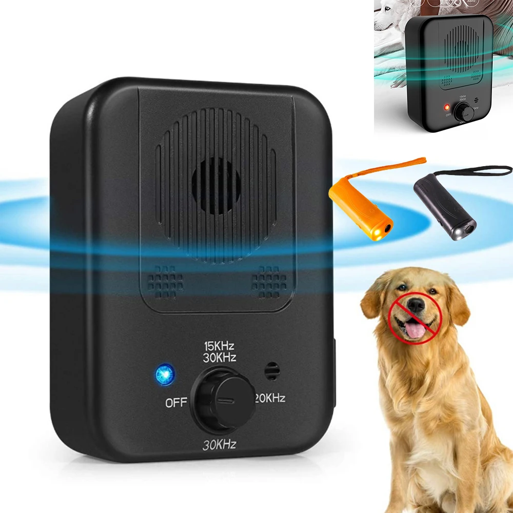 Ultrasonic Anti Barking Device Dog Bark Stopper Deterrents Dog Training