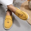 Ladies' new Spring Autumn Loafers Outdoors non slip Ladies Flats Casual comfort Leather Shoes Fashion Plus Siz footwear Zapatos 4
