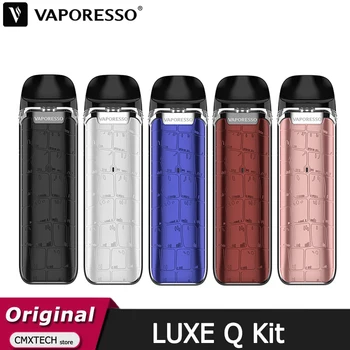 Vapor esso Luxe Q Kit Vape 2ml Pod Patrone 1000mAh Bateria passen 0,8 Ohm 1,2 Ohm Mesh Cewka Elektroniczny Papieros Pary izer_Original Vapor esso Luxe Q Zestaw Vape 2 ml Pod Kaseta 1000 mAh Bateria pasuje 0 Omhm