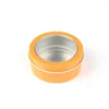 200pcs 60Ml/2oz Matt Black Round Aluminum Tins Cans Screw Clear Window Cover Cosmetic Sample Storage Case Containers Jar 6