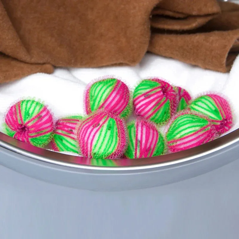 Laundry ball 2/4pcs Pet Hair Remover Hair Catcher Reusable Clothes Filter Washing Machine Balls Clean Laundry Ball Washing Machine Accessory