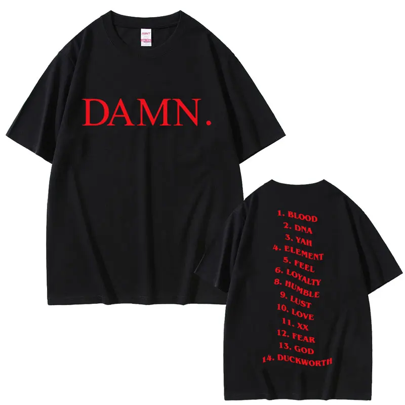 Kendrick Lamar DAMN Tシャツ XL 限定正規品 ラッパー-男性と女性のための綿のTシャツ,フラッパー,ケン