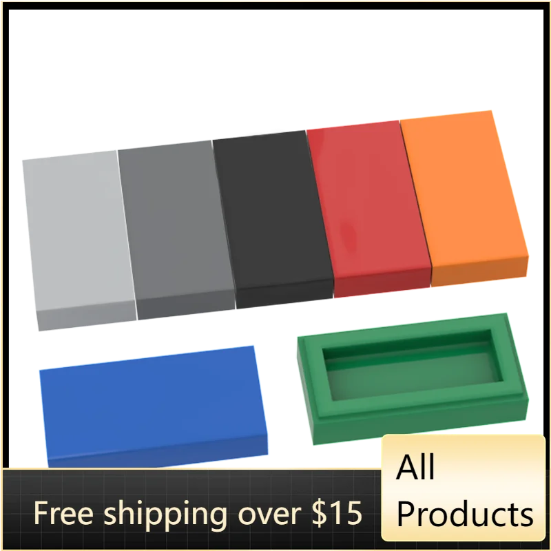 

10PCS Assembles Particles 3069 30070 Tile 1x2 Light Panel Building Blocks Bricks Part DIY Assembly Educational Toy For Kid Gift