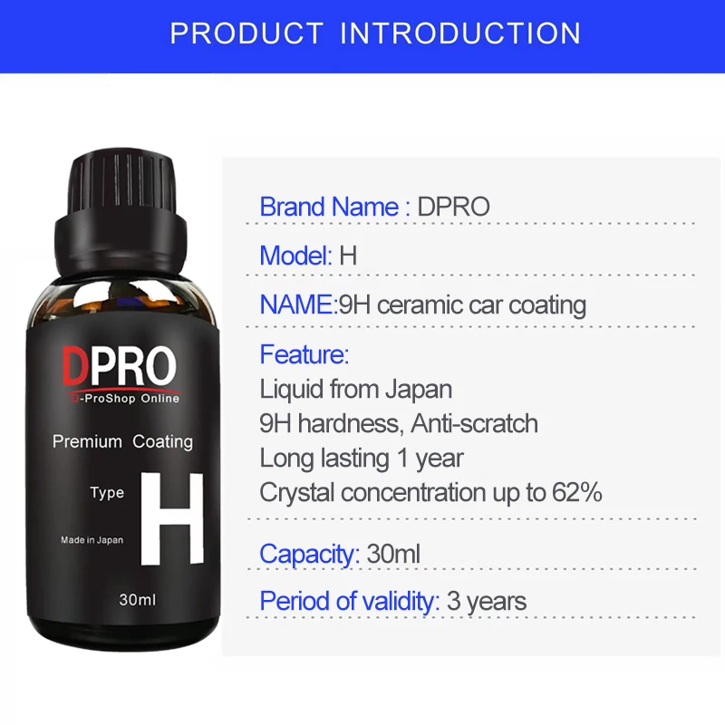 Dpro 9H Ceramic Car Coating 6