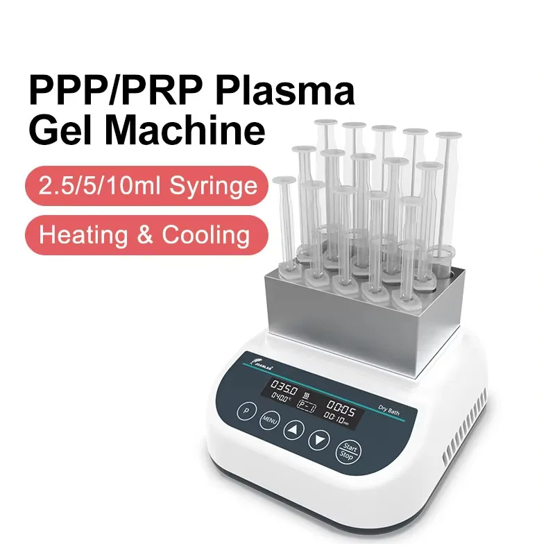 JOANLAB PPP Plasma Gel Machine Portable Heating Gel Maker Bio Filler For 2.5/5/10ml Syringe Beauty Machine