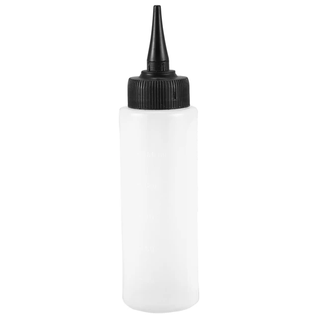 Small Soft Plastic Salon Hair Color Measuring Applicator Bottle With Scale  Hairdressing Supplies Shampoo Bottle