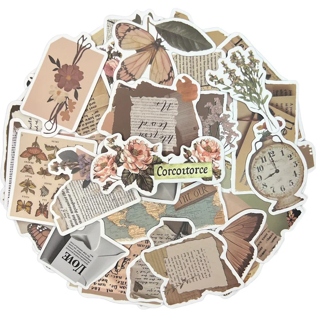 레트로 아트 방수 스티커: 고전적인 매력과 실용성의 조화