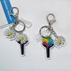 Kpop G-Dragon Lightstick Keychain Keyring Acrylic Double Sides Pendant Daisy Design Backpack Pendant Fans Collection Gift 2