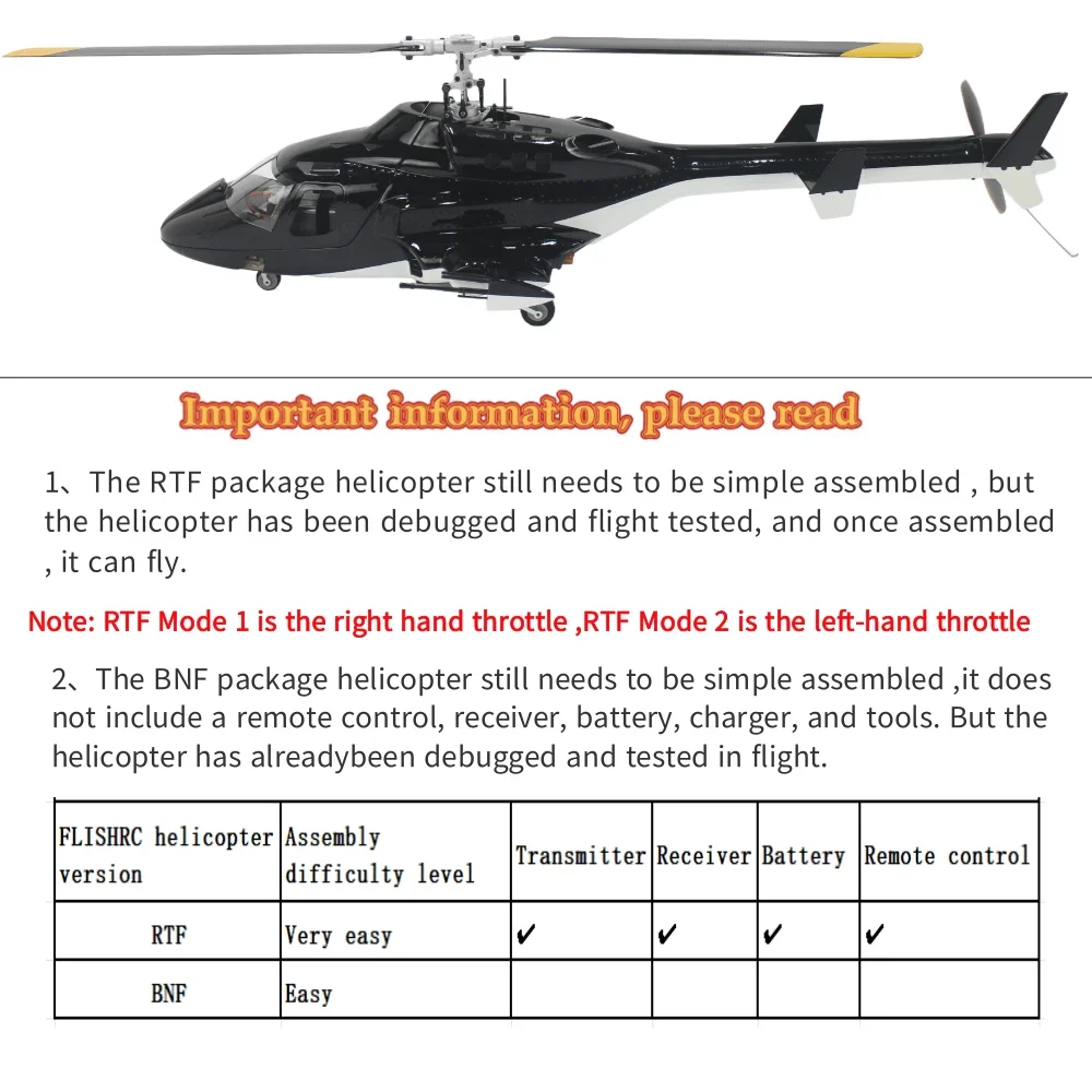 Hélicoptère RC Airwolf RTF/BNF – Modèle réduit 753.39€