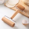 1PC Maple wood double-ended rolling pin; solid wood labor-saving roller-style flour stick; roller-style dough roller 2