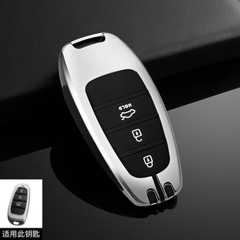 Cover chiate/telecomando per Honda CivIc HRV CRV XRV Crider Odyssey 2015-2018 custodia protettiva per chiave a distanza - Custodia protettiva per chiave completa per auto in lega di zinco per Honda CivIc HRV