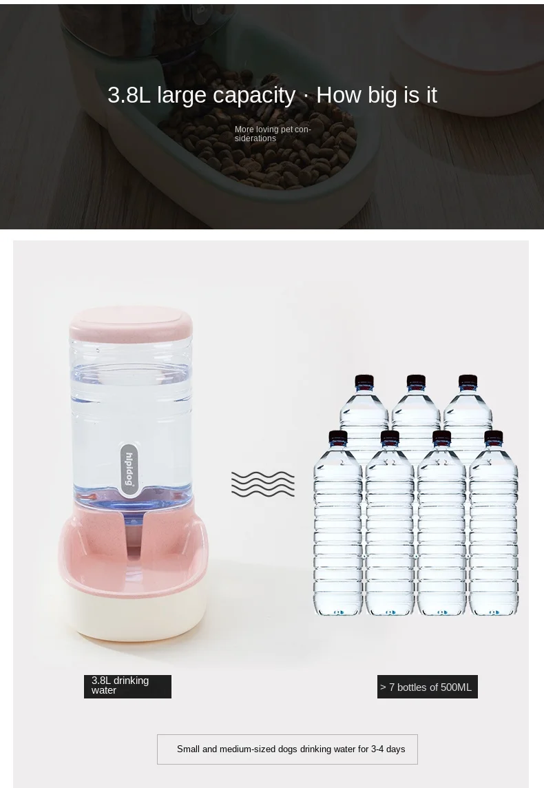 Title 8, Cat Feeder 3.8L High-Capacity Drinker Automatic...