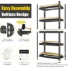 Storage Shelves 5 Tier Adjustable, Heavy Duty Metal Storage Utility Rack Shelf Unit for Warehouse Pantry Closet Kitchen 4