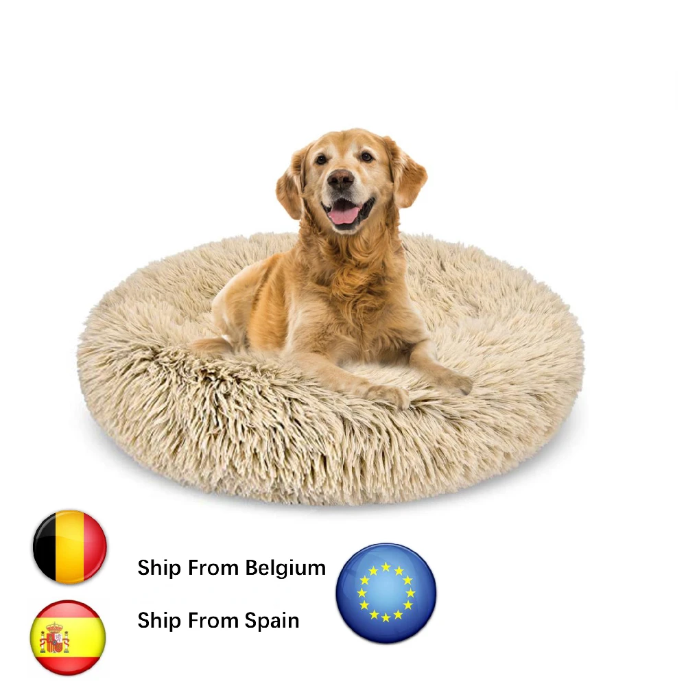 Super Soft Dog Bed Peluche Cat Mat Cuccia Per Cani Piccolo Grande Divano Per Cani Labrador Retriever Dog House Round Cat Mat Pet Basket