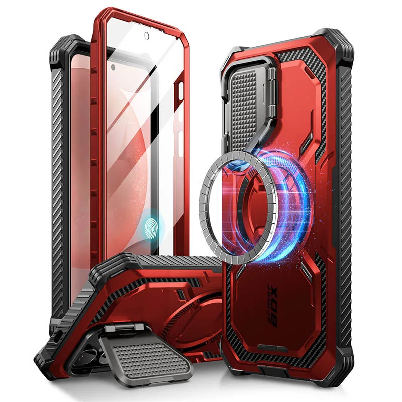 I-BLASON Armorbox Rugged Case with Built-in Screen Protector for 6.2-Inch Phones (2024 Release)