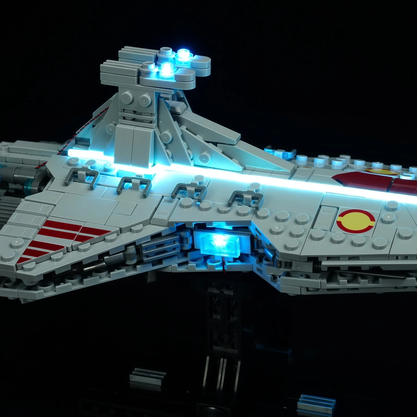 레고 75441 베네터급 공격 순양함용 MAXCXT LED 조명 DIY 장식 램프 (빌딩 블록 세트는 포함되지 않음)