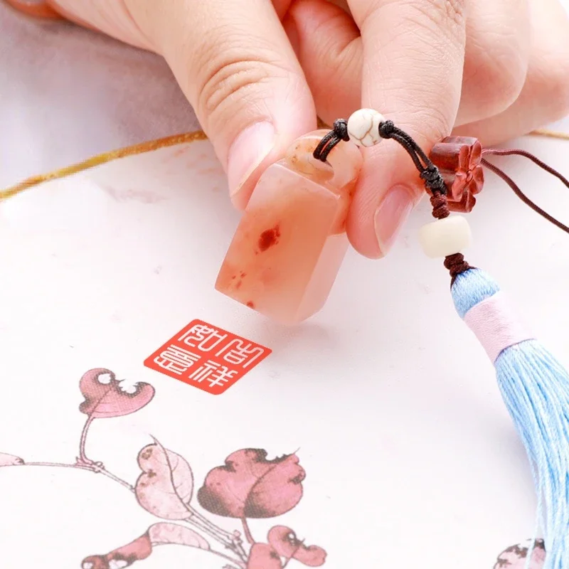 선물 상자가있는 이름 도장, 멀티 타입 스톤 스탬프, 사용자 정의 중국 이름 도장, 붓펜 서예 그림용 개인 스탬프