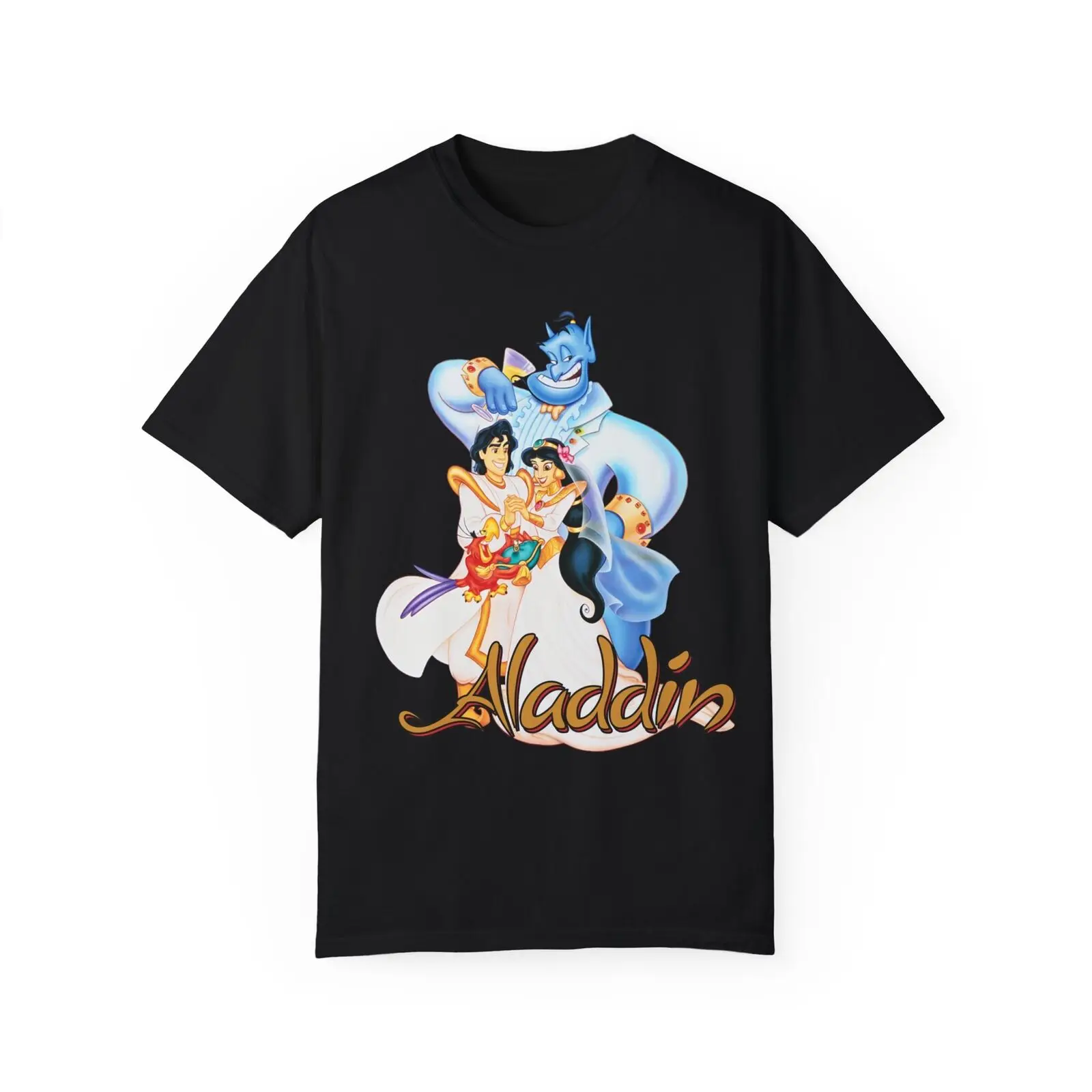 

Аладдина, Джина футболка, Aladdin одежда унисекс-окрашенная футболка