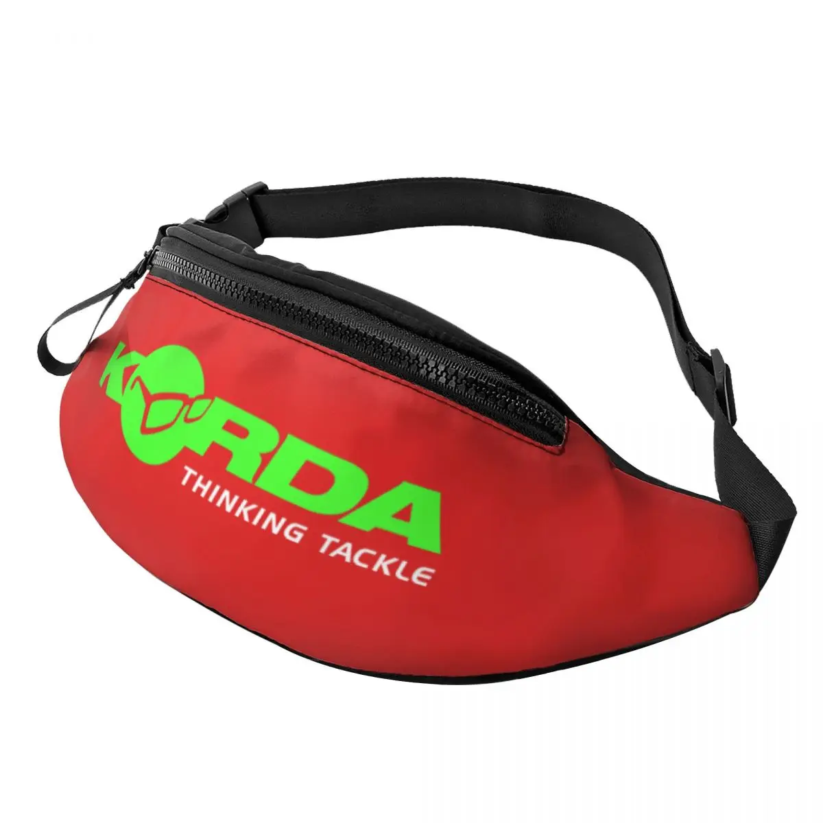 

Kordas Fishing Logo Fanny Bag Custom Crossbody Waist Pack Men Women Travel Hiking Phone Money Pouch