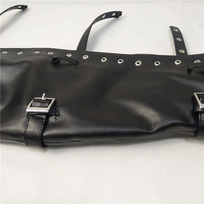 15-23CM High Front Buckle Above the Knee Boots, Round Head Ladies 6-9 Inch Stage Sexy Runway Show Extra Long Shoes