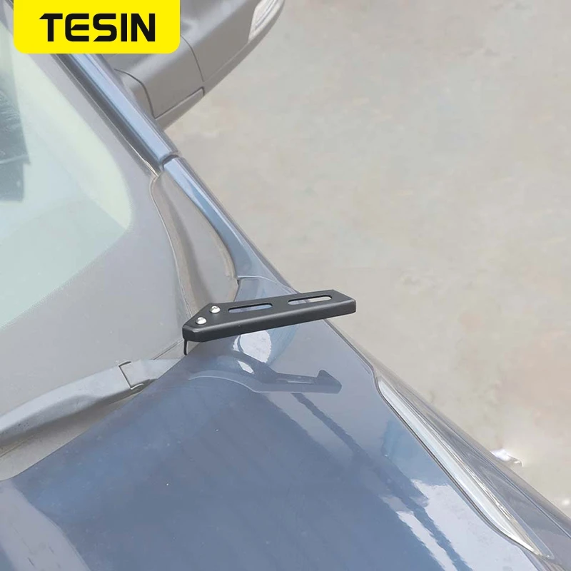 TESIN 엔진 후드 라이트 브래킷 홀더 랙 Dodge RAM 2009-2017/2018 2019 2020 2021 2022 2023 2024 2025 자동차 액세서리