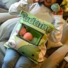 Cute Cat Rabbit Snack Pillow Pudding Decorative, Stuffed with Mini Animal Cat Dolls Pudding Plush Toy Kawaii Plush Pillow Gifts 3