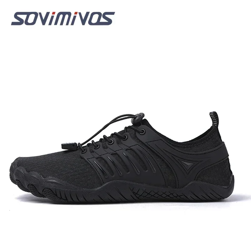 Men's Cross-Trainer Barefoot & Minimalist Shoe Wide Toe Box Women Upstream Swimming Shoes Beach Slippers escarpines playa