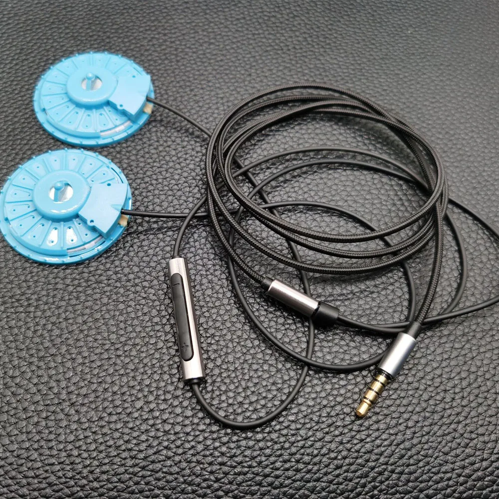 Headphone Speaker+Cable for KOSS PP Portable Portapro Porta-Pro KSC75 KSC35 KPH40 Driver Sound Unit 3.5mm Cable With Remote Mic